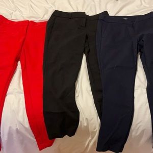Set of Three LOFT dress pants- size 2